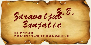 Zdravoljub Banjalić vizit kartica